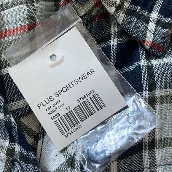 Long Sleeve Button Up Shirt Plus Size 22/24W NEW - Picture 8 of 10